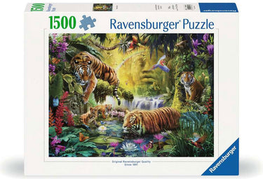 Ravensburger puzzel idyll at the water hole - 1500 stukjes legpuzzel.