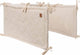 Jollein boxbumper 180x30cm check knit oatmeal