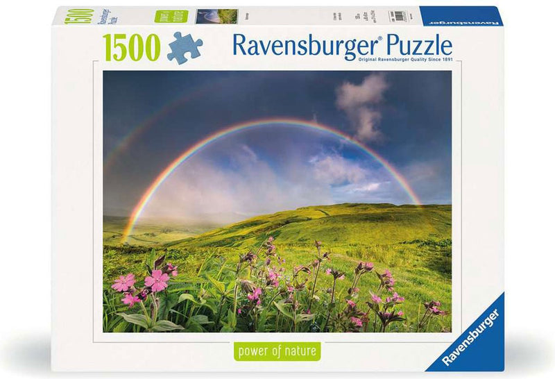 Load image into Gallery viewer, Ravensburger legpuzzel spektakularer regenbogen, 1500st.
