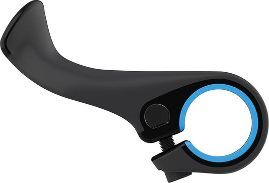 Sq lab sqlab innerbarends 411 2.0 - klemming stuur ø22.2 mm – handvatten fiets – bar ends mtb tour travel - 65 cm - zwart