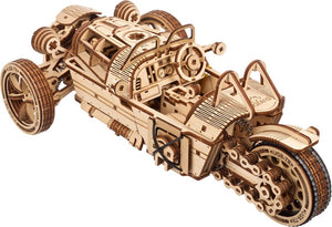 Ugears houten 3d model - driewieler ugr-s