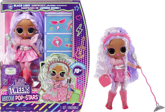 L.o.l. surprise! tweens neon pop stars - kitty k