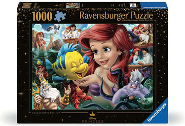 Ravensburger puzzel disney de kleine zeemeermin 1000 stukjes karton.