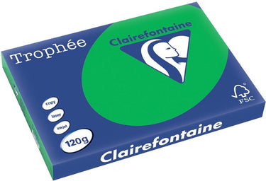 Clairefontaine trophée intens a3 biljartgroen 120 g 25 vel
