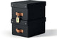 Leitz puro kleine opbergdoos met deksel - set van 2 - 7l - 100% gerecycled karton - zwart