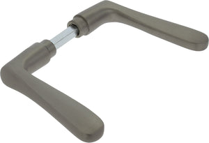 Starx deurklink zilver - deurbeslag - deurkruk vlinder - aluminium f9