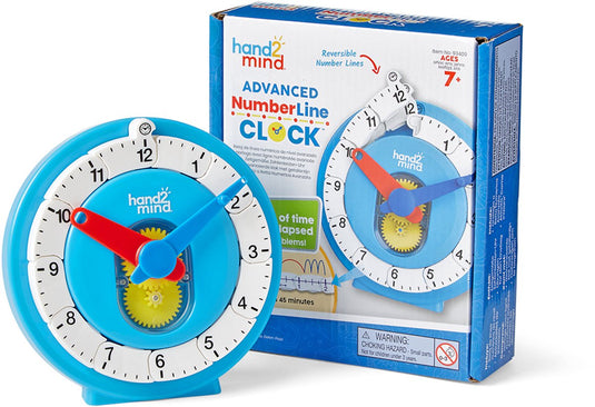 Learning resources advanced numberline clockâ„¢ - interactieve rekenklok voor 7+ jaar - 3+