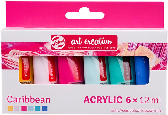 Talens art creation acrylverf set caribbean | 6 x 12 ml