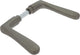 Starx deurklink zilver - deurbeslag - deurkruk vlinder - aluminium f9