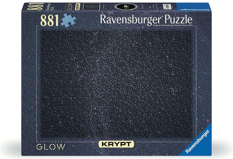 Load image into Gallery viewer, Ravensburger legpuzzel krypt universe glow 881 stukjes glow-in-the-dark.

