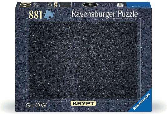 Ravensburger legpuzzel krypt universe glow 881 stukjes glow-in-the-dark.