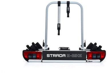 Atera fietsdrager strada e-bike (m) - voor 2 (elektrische) fietsen - maximaal draagvermogen 60 kg - kantelbaar - fietsen drager zijn afsluitbaar - extra grote afstand tussen de rails