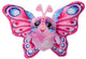 Simba fluffyfly knuffel - magische opblaasvlinder met regenboogogen - 30cm spanwijdte