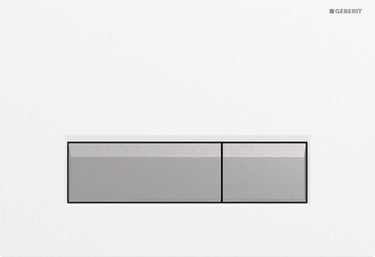 Geberit sigma40 duofresh bedieningspaneel - met geurafzuiging - kunststof - wit