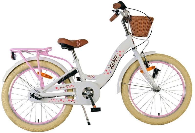 Load image into Gallery viewer, Volare blossom kinderfiets - meisjes - 20 inch - wit - nexus 3
