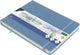 Kangaro schetsboek - a5 landscape - sky blue - met elastiek en lint