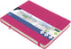 Kangaro schetsboek - a5 landscape - hot pink - met elastiek en lint - k-861310