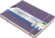 Kangaro schetsboek a5 liggend - heather purple - met elastiek en lint
