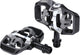 Bbb cycling fietspedalen trailmount mtb clipless set bpd-71 - mat zwart - 90 x 60 mm