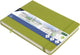 Kangaro schetsboek a5 landscape - lime green - hardcover kaft - met elastiek en lint