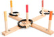 Bs toys ringwerpen werpspel - buitenspeelgoed vanaf 6 jaar - ring gooien - werpspel kinderen - 5 ringen - 50x50x10 cm - ring toss - werpspel hout - spelletjes kinderen - buiten speelgoed - buitenspel - buiten spellen - tuin speelgoed - cadeau kind