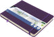 Kangaro schetsboek - formaat a5 landscape - purple heart - met elastiek en lint