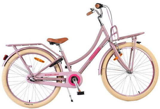Volare excellent kinderfiets - meisjes - 24 inch - mat roze - 3 versnellingen