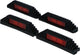 Carpoint autodeur beschermer | autodeur bescherming voor garage en muur | deurstripset 220mm zwart dubbel 2x60cm