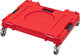 Qbrick system one transportsteiger 2.0 workshop red ultra hd 625 x 503 x 160 mm 120 kg met metalen zwenkwielen en rem