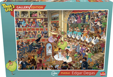 Goliath that's life gallery edition: edgar degas - 1000 puzzelstukjes - legpuzzel (68x48cm)