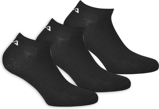 Fila - invisible socks 3-pack - sneakersokken - 39-41 - zwart