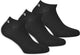 Fila - invisible socks 3-pack - sneakersokken - 39-41 - zwart