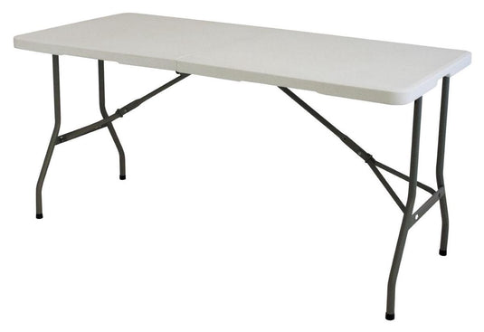 Eurotrail pavillon m - campingtafel - 180*75*75cm - wit grijs
