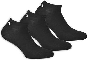 Fila - invisible socks 3-pack - sneakersokken - 39-41 - zwart