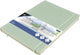 Kangaro schetsboek - a4 - mint - pu hardcover - met elastiek en lint