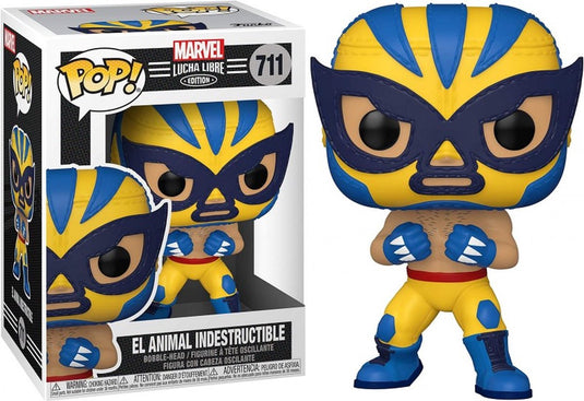 Funko pop! marvel: lucha libre edition - el animal indestructible
