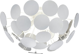 Trio discalgo - plafondlamp - wit mat - excl. 3x e14 40w