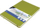 Kangaro schetsboek a4 - lime green - hardcover kaft - met elastiek en lint - k-861249