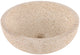 Differnz terrazzo waskom - 40x40x15cm - rond - terrazzo - mat bruin beige