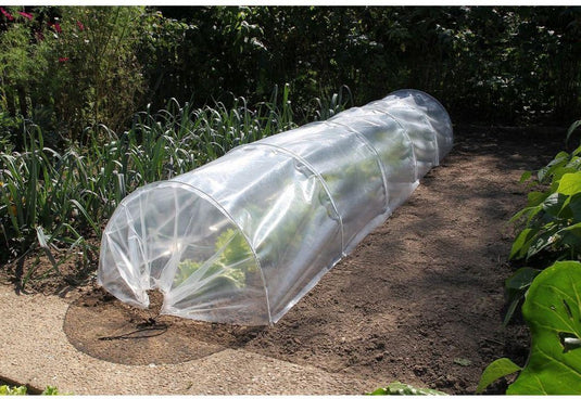 Nature - tuintunnelset (2-in-1: folie + net) - 45 x 60 x 300cm