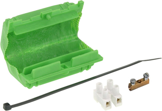 Q-link kabel aftakmof - met gel - 3 x 1-4 mmãƒâ€šã‚â² - groen