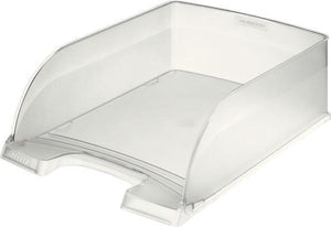 Leitz plus jumbo brievenbak - a4 - transparant