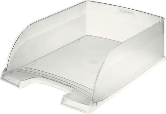 Leitz plus jumbo brievenbak - a4 - transparant
