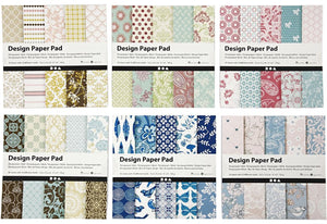 Creativ company design papierblok – creatief papier voor knutselen – scrapbook papierblok – 15,2x15,2 cm 300 vellen