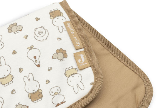 Jollein verschoonmatjes met opbergvakken - miffy family farm