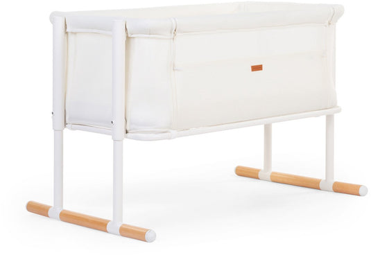 Childhome evolux co sleeper - 2 in 1 wiegje - naturel wit - 0 tot 6m - 97x64x85 cm