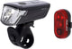 Xlc altair plus cl-s23 fietsverlichtingset – led – usb oplaadbaar