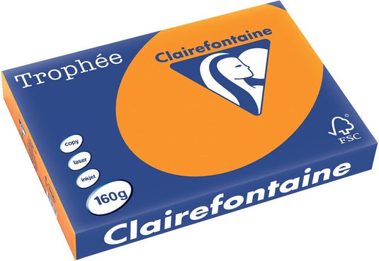 Clairefontaine troph fel oranje a3 160gr 250v