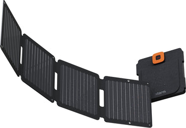 Xtorm draagbaar zonnepaneel opvouwbaar – 28w solar panel – solarbooster – outdoor kamperen – zonne-energie – flexibel – monokristallijn zonnepaneel – efte - zwart