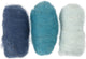 Creativ company cc creotime gekaarde wol set 3x10gr blauw